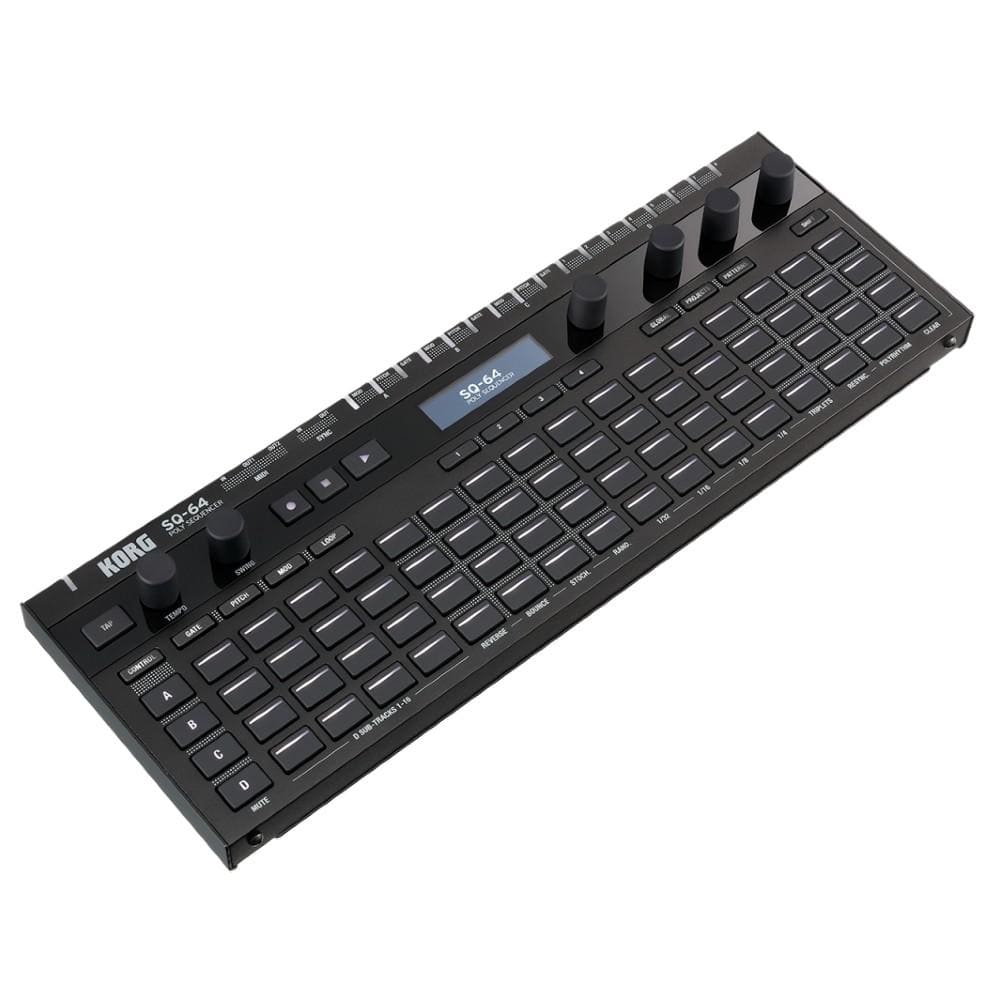korg synthesizers korg sq-64 64-step polyphonic step sequencer
