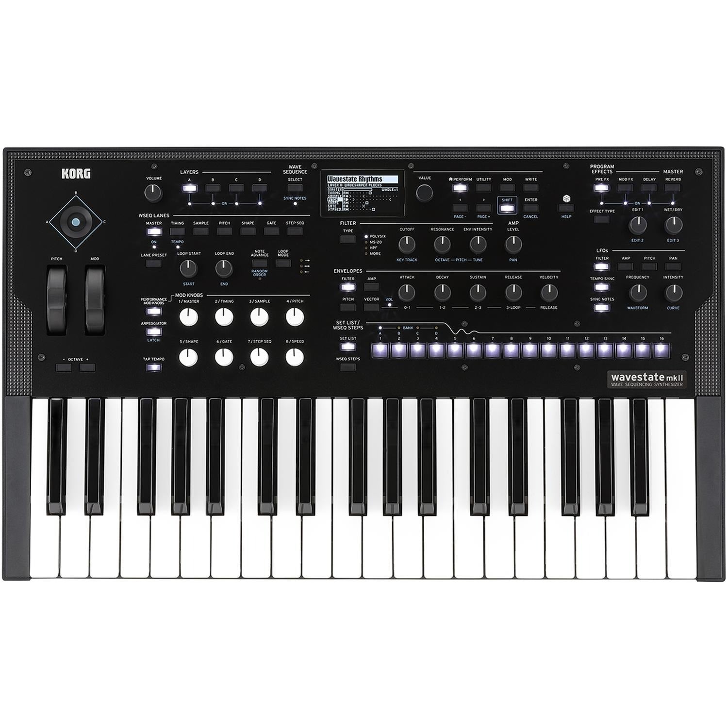 Korg Synthesizers Korg Wavestate MK2 Digital Wave Sequencing Synthesizer