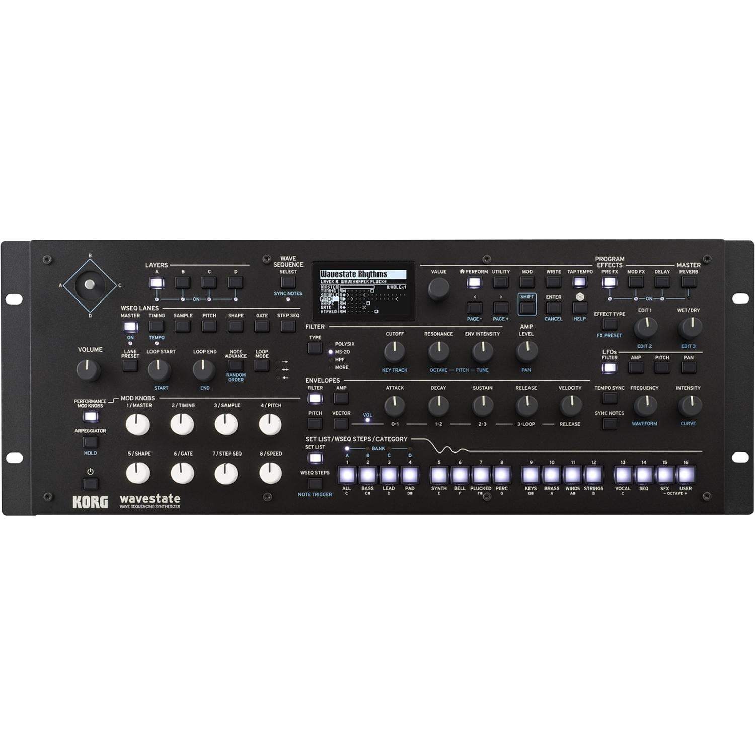 Korg Synthesizers Korg Wavestate Modual Synthesizer