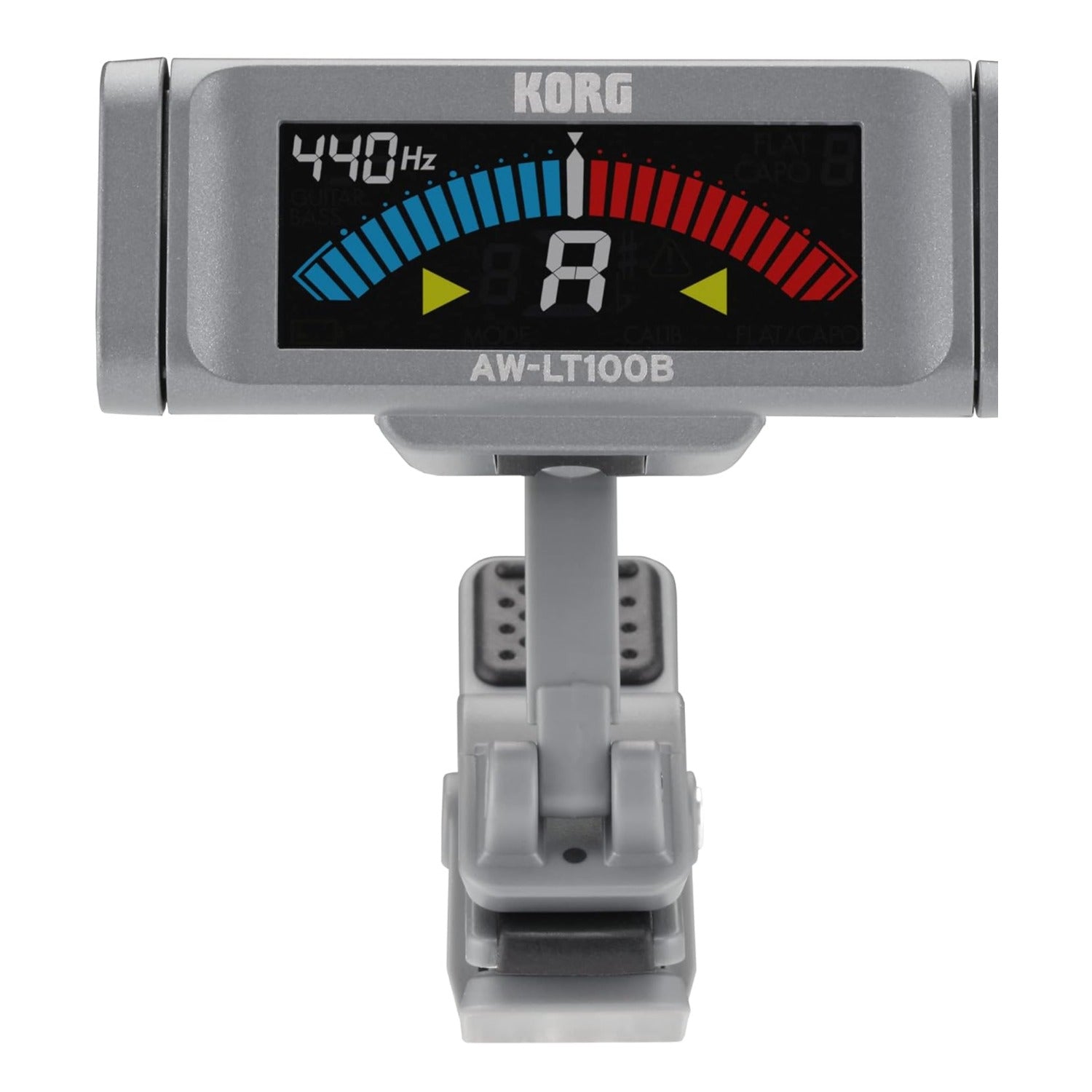Korg Tuners AW-LT100B Korg AW-LT100 Clip On Tuner for Guitar and Bass