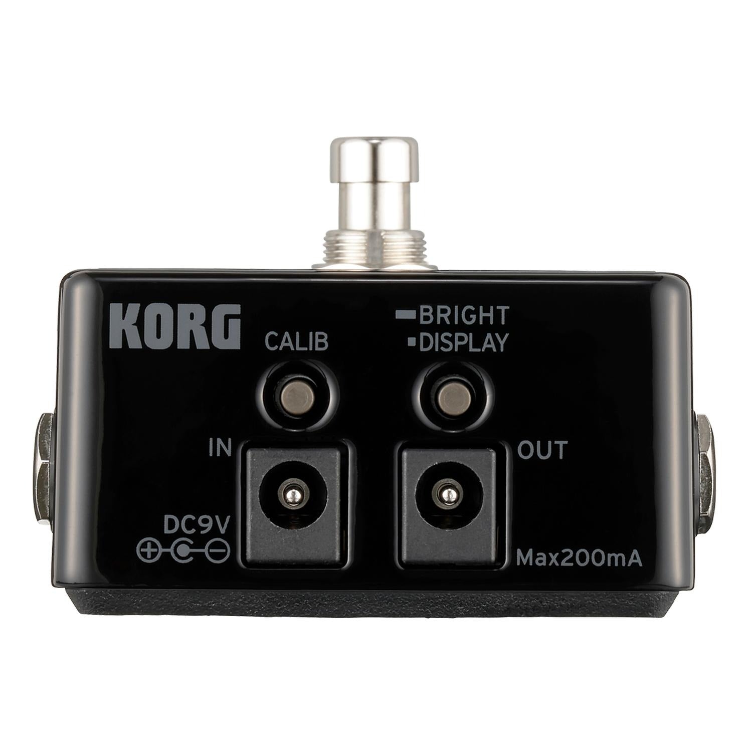Korg Tuners Black Korg PB-X Pitchblack X Chromatic Pedal Tuner