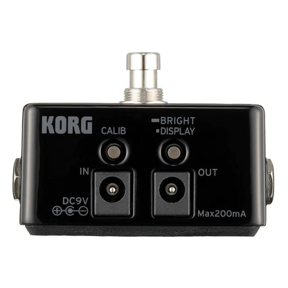 Korg Tuners Black Korg PB-X Pitchblack X Chromatic Pedal Tuner