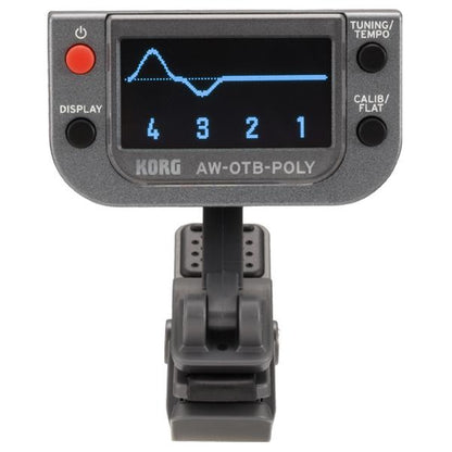 korg tuners korg aw-otb-poly polyphonic clip on tuner