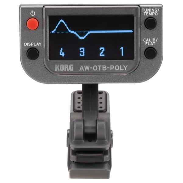 korg tuners korg aw-otb-poly polyphonic clip on tuner