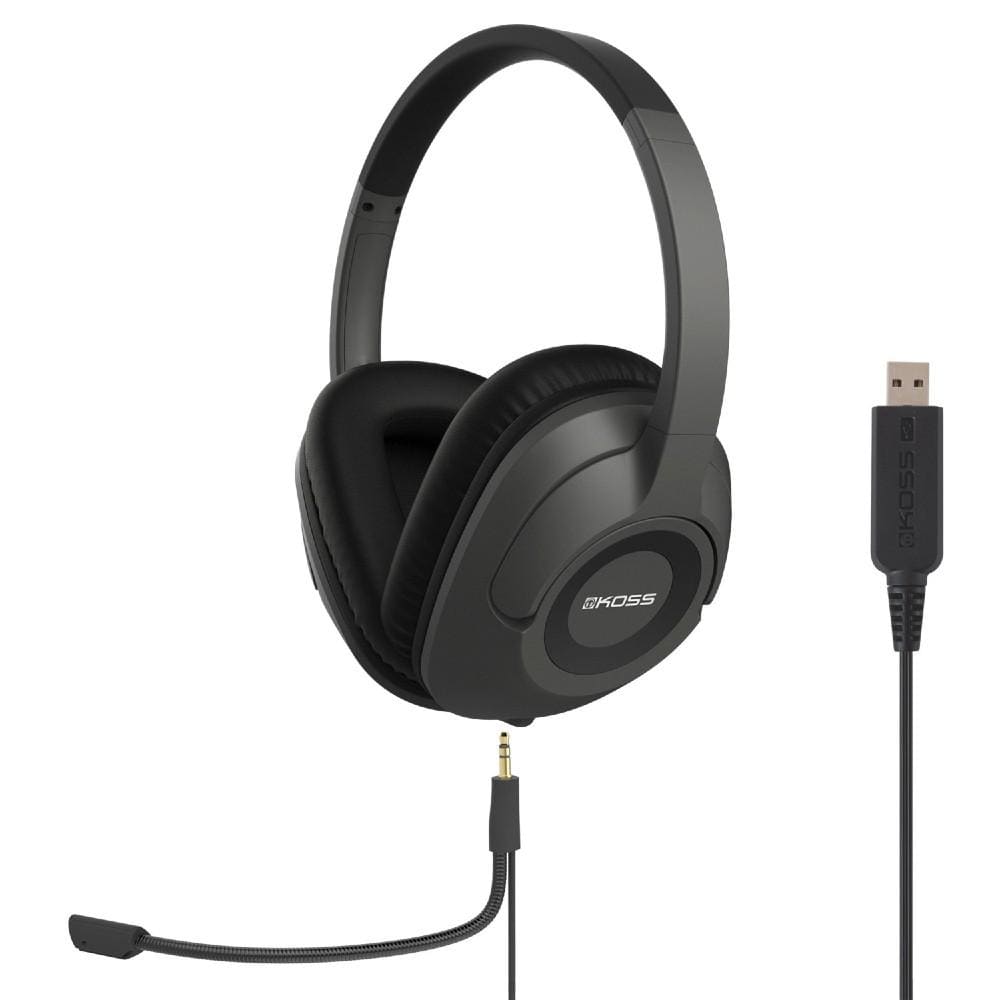 koss headsets koss sb42 usb full-size over-ear communication headset