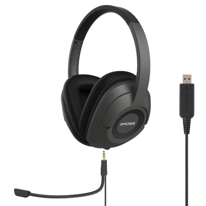 koss headsets koss sb42 usb full-size over-ear communication headset