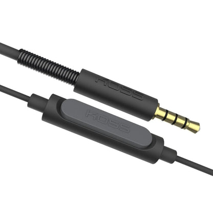 Koss On-Ear Wired Headphones Koss KPH30i Portable On-Ear Headphones- Black