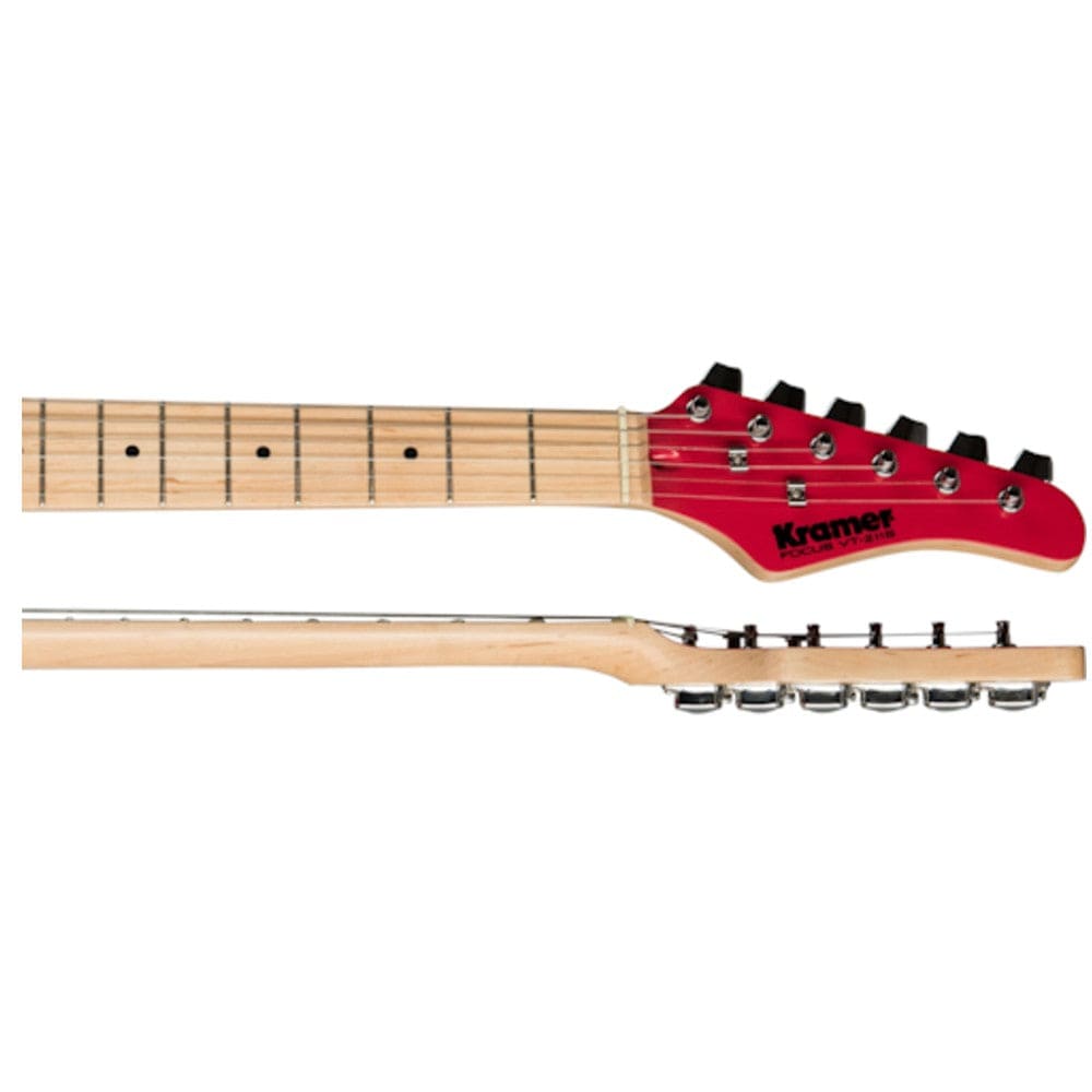 kramer electric guitars bundles kramer focus vt-211s 6-strings electric guitar with gigbag, straps, cloth, picks & ebook   