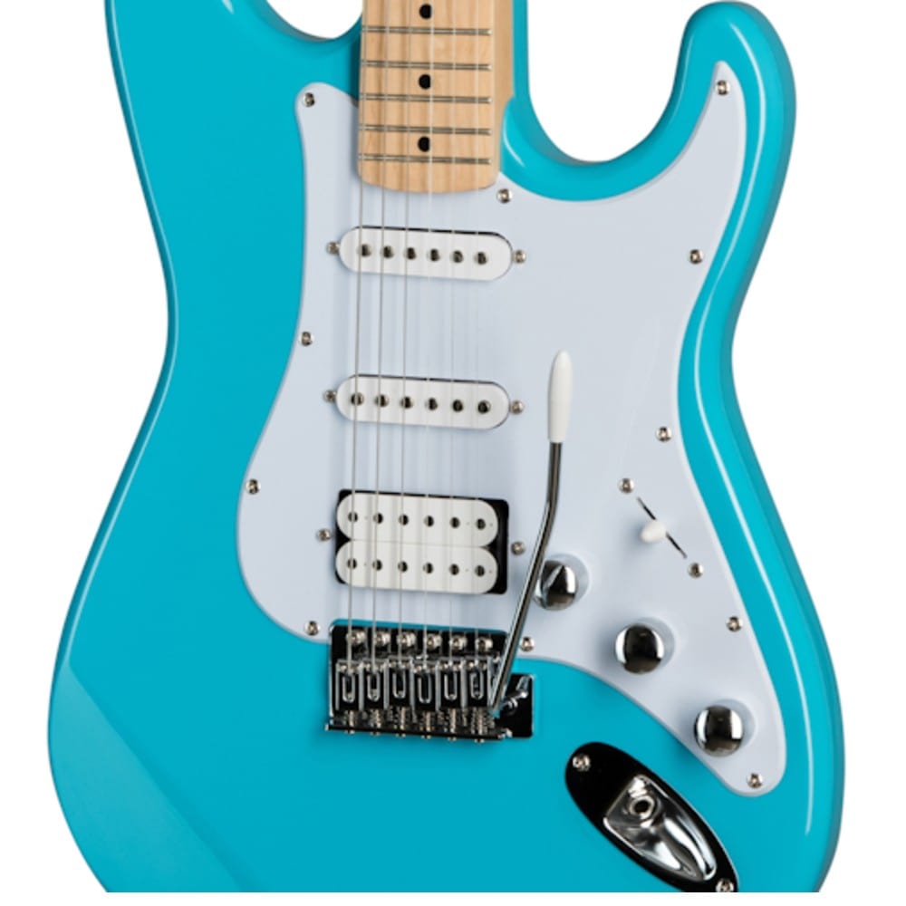 kramer electric guitars bundles kramer focus vt-211s 6-strings electric guitar with gigbag, straps, cloth, picks & ebook   #color_teal