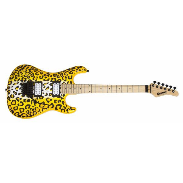 kramer electric guitars kramer pacer vintage satchel electric guitar (yellow)