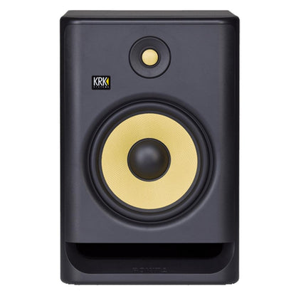KRK Monitor Speaker Bundles KRK ROKIT 8 G4 8inch Powered Studio Monitor Speaker with Controller, Isolation Pads, Cable and Ebook  - Single