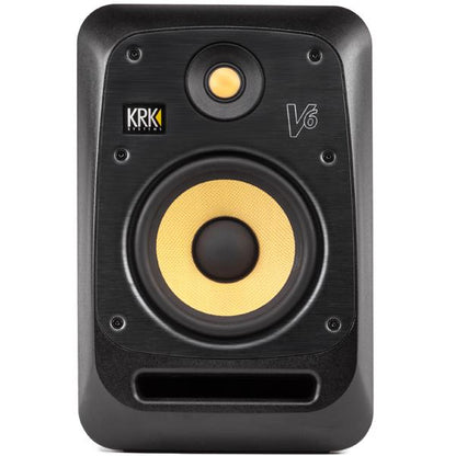 KRK Monitor Speakers Black KRK Systems V6S4 6-inch Nearfield Active Studio Monitor - Single