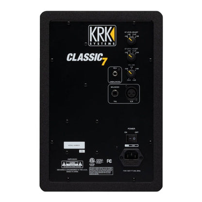 KRK Monitor Speakers KRK Classic 7 Active 2-Way Professional Studio Monitor - Single - Black