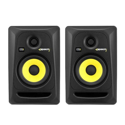 KRK Monitor Speakers Pair Studio Monitor Speakers, KRK Rokit 5 G3, 2-way Powered