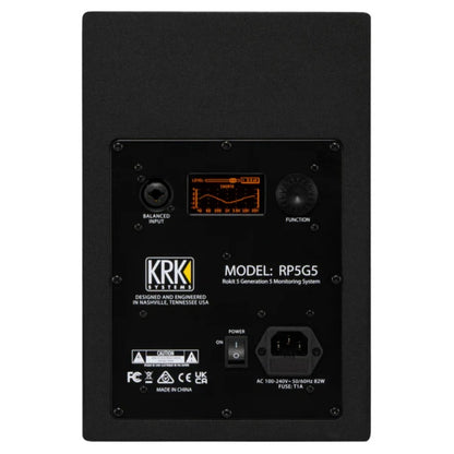 KRK Monitor Speakers Single KRK Rokit 5 Generation 5 Powered Studio Monitor Speaker - Single