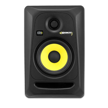 KRK Monitor Speakers Single Studio Monitor Speakers, KRK Rokit 5 G3, 2-way Powered