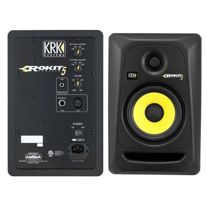 KRK Monitor Speakers Studio Monitor Speakers, KRK Rokit 5 G3, 2-way Powered