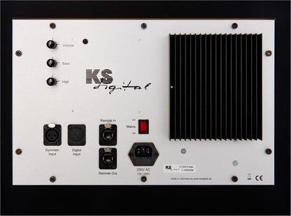 ks digital monitor speakers ks digital c120 coax active 2 way midfield studio monitor - single