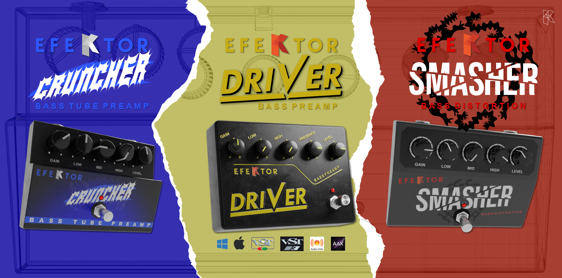 KUASSA Cinematic Effects & Sound Samples Kuassa Efektor Bass Distortion Bundle: Bass Distortion Bundle – Professional Audio Software & Plugin