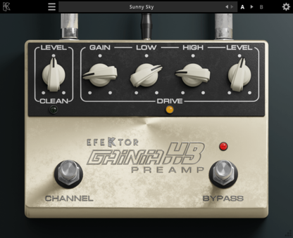 KUASSA Distortion Pedals Kuassa Efektor Gainia HB: High-Gain Distortion Pedal – Professional Audio Software & Plugin