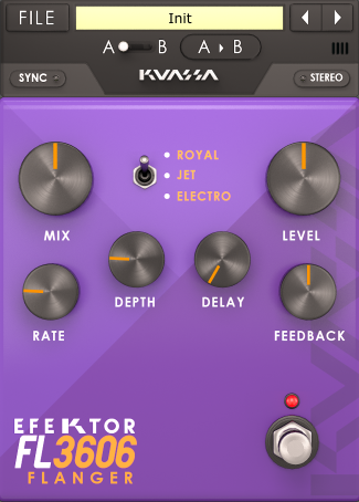 KUASSA Virtual Processors Kuassa Efektor FL3606 Flanger
