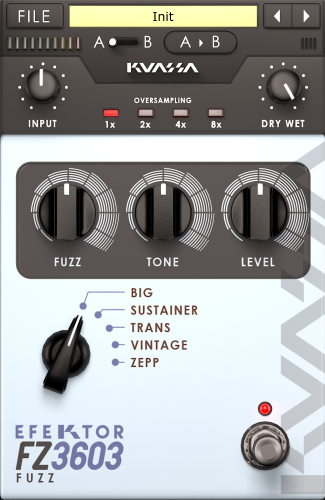 KUASSA Virtual Processors Kuassa Efektor FZ3603 Fuzz Software Plug-In