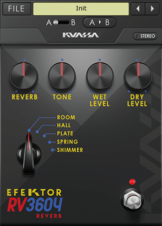 KUASSA Virtual Processors Kuassa Efektor RV3604 Reverb