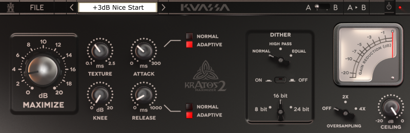 KUASSA Virtual Processors Kuassa Kratos 2 Maximizer Limiter