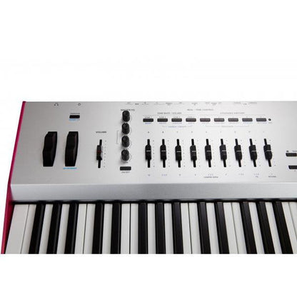 kurzweil digital pianos kurzweil artis 7 76-key digital piano with fatar semi weighted action keybed
