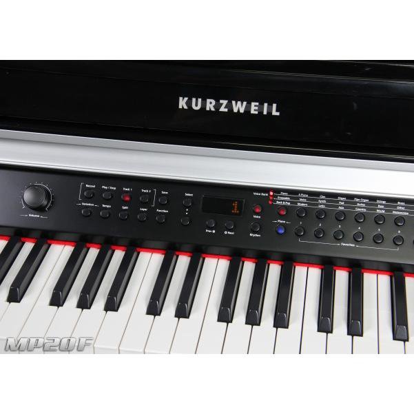 kurzweil digital pianos kurzweil mp20f digital piano with fatar hammer action keybed   