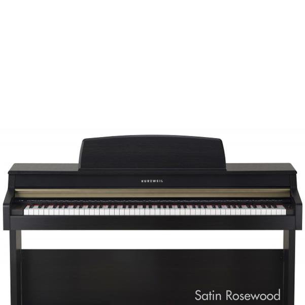 kurzweil digital pianos satin rosewood kurzweil mp10f digital piano with fatar hammer action keybed   