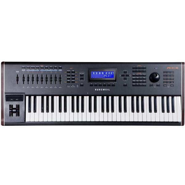 kurzweil synthesizers kurzweil pc3a6 61 key workstation synthesizer