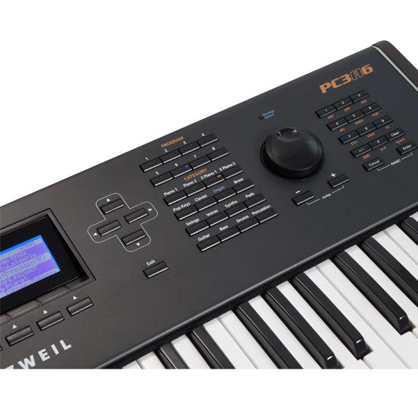 kurzweil synthesizers kurzweil pc3a6 61 key workstation synthesizer