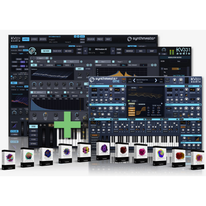 KV331 Audio Virtual Instruments KV331 SynthMaster Everything Bundle Synthesizer Bundle