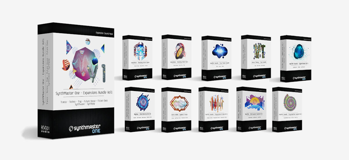 KV331 Audio Virtual Instruments KV331 SynthMaster One Expansions Bundle Expansion Pack