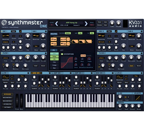 KV331 Audio Virtual Instruments KV331 SynthMaster One: Versatile Wavetable Synthesizer
