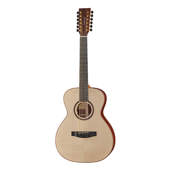 lakewood electro acoustic guitars lakewood m-31-12 dreadnought electro acoustic guitar - natural satin open pore