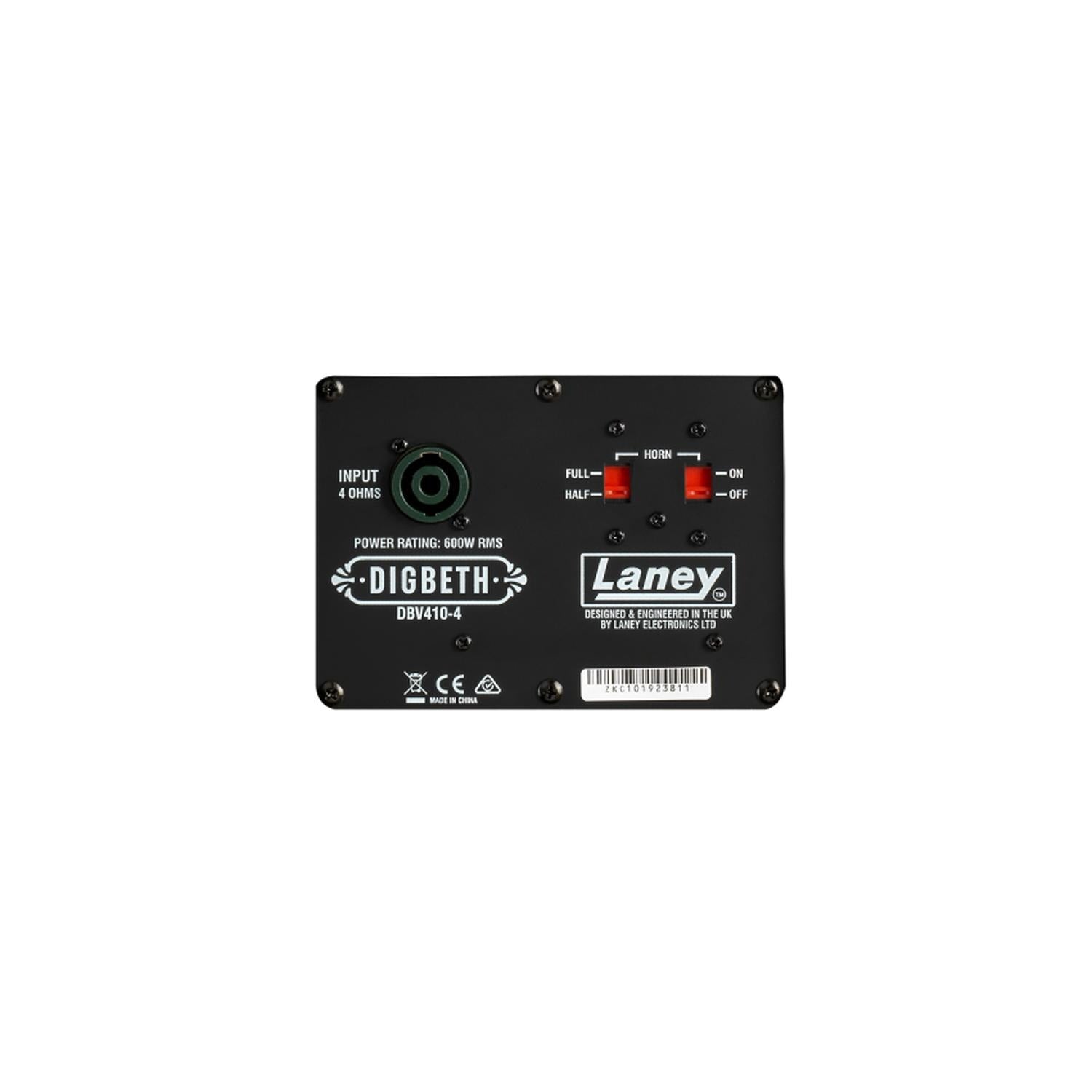 Laney Bass Amp Speaker Cabinet Laney DBV410-4 4 x 10 Inch HH Digbeth Bass Amp Speaker Cabinet