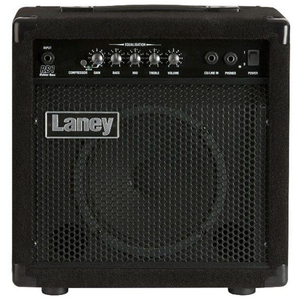 Laney Bass Combo Amplifiers Black Laney RB1 Richter 15 Watts Bass Guitar Amplifier