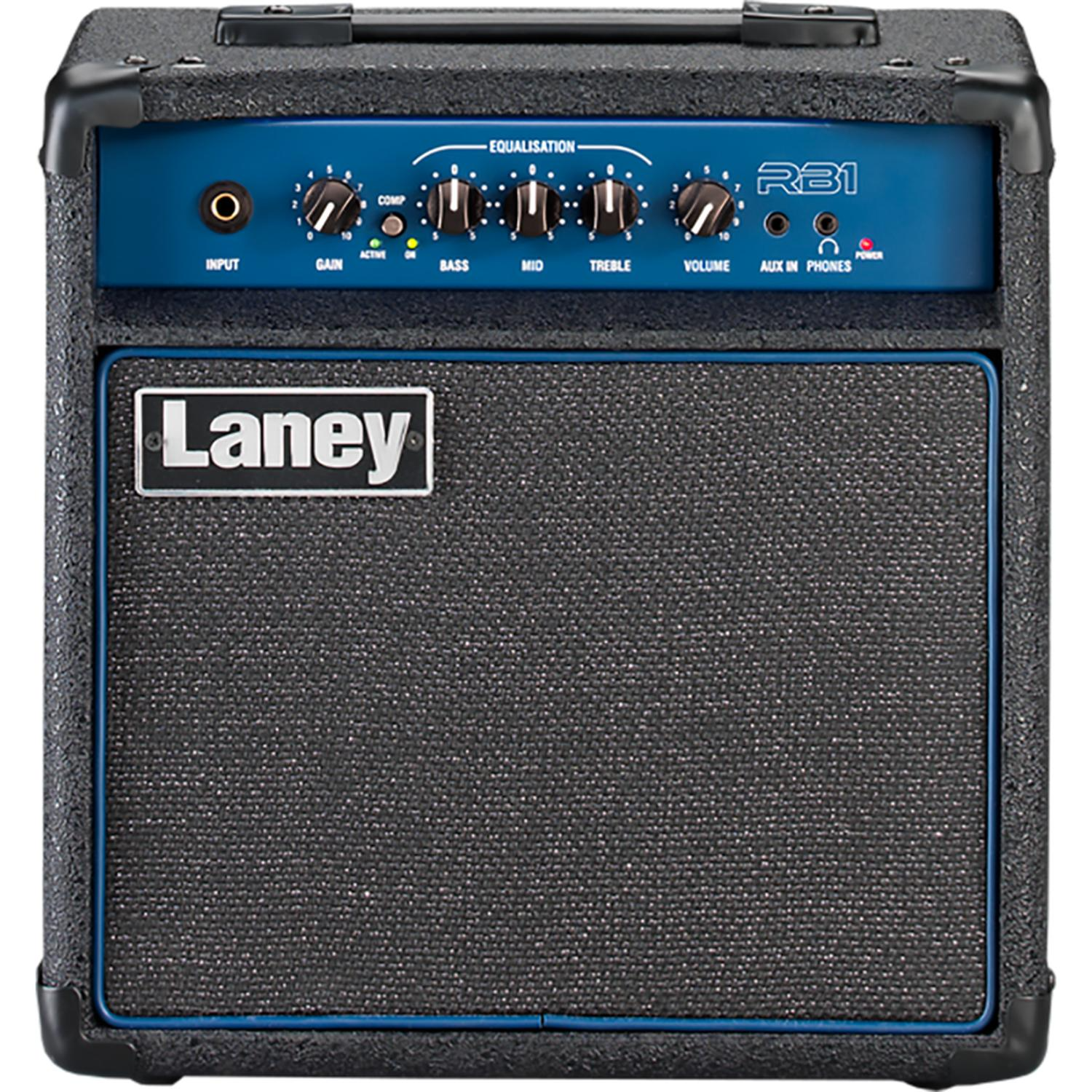 Laney Bass Combo Amplifiers Blue Laney RB1 Richter 15 Watts Combo Bass Guitar Amplifier #color_blue