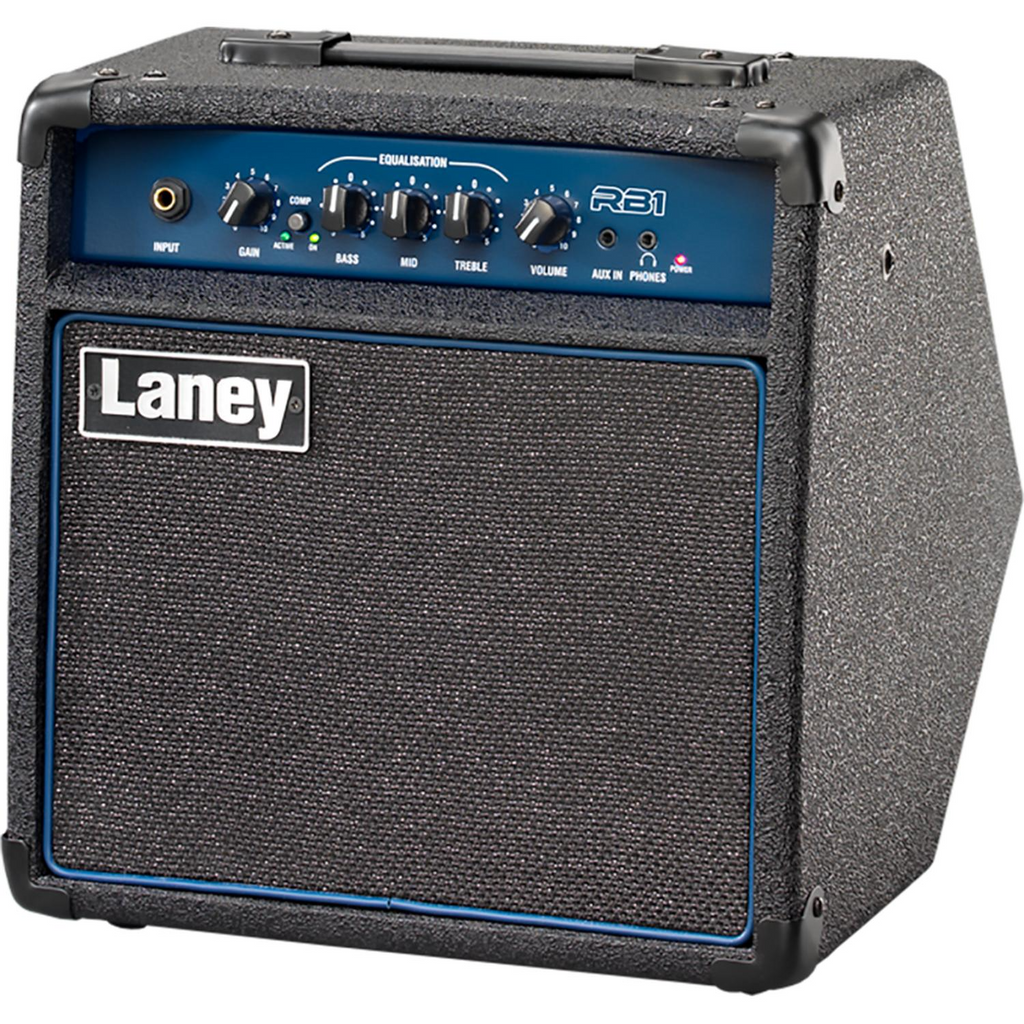 Laney Bass Combo Amplifiers Laney RB1 Richter 15 Watts Combo Bass Guitar Amplifier #color_blue