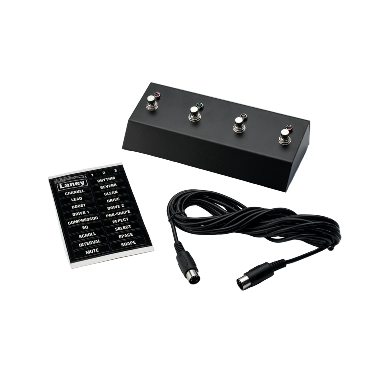 Laney Footswitches & Controllers Laney FS4 4-Way Foot Switch