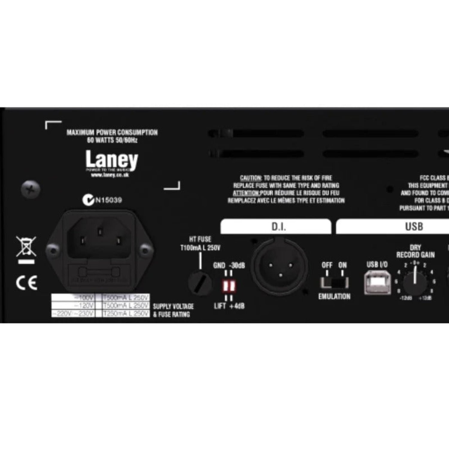 Laney Guitar Amplifier Heads Laney Ironheart Studio Guitar Amplifier Head