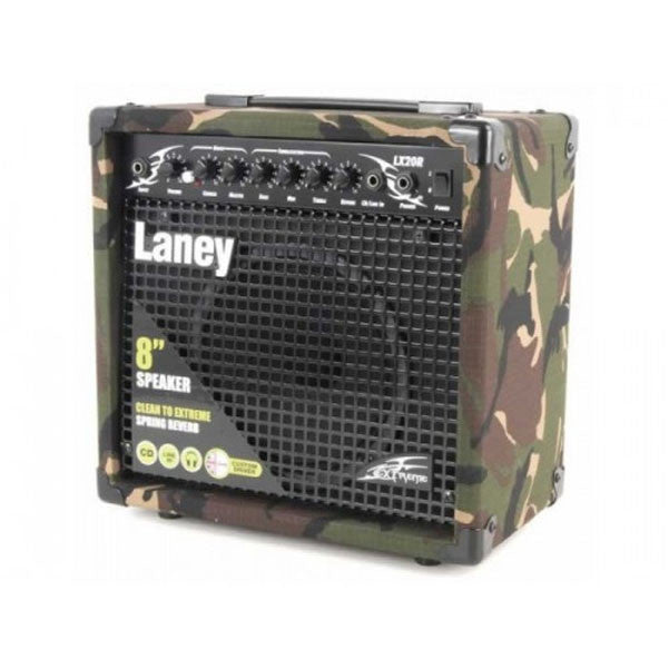 laney guitar amplifiers laney guitar amplifier lx20rcamo 20w with camoflage finish