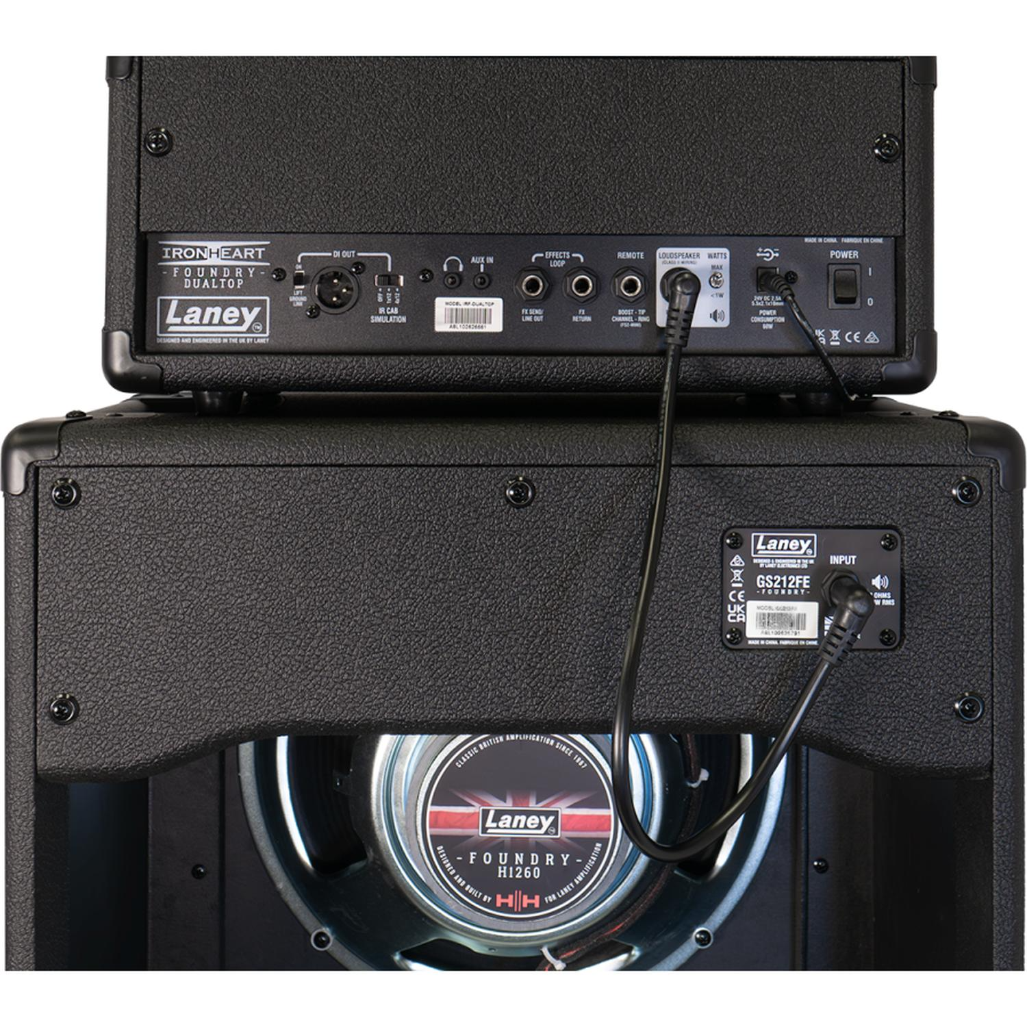 Laney Guitar Amplifiers Laney IRF-DUALRIG212 60W Ironheart Guitar Amplifier