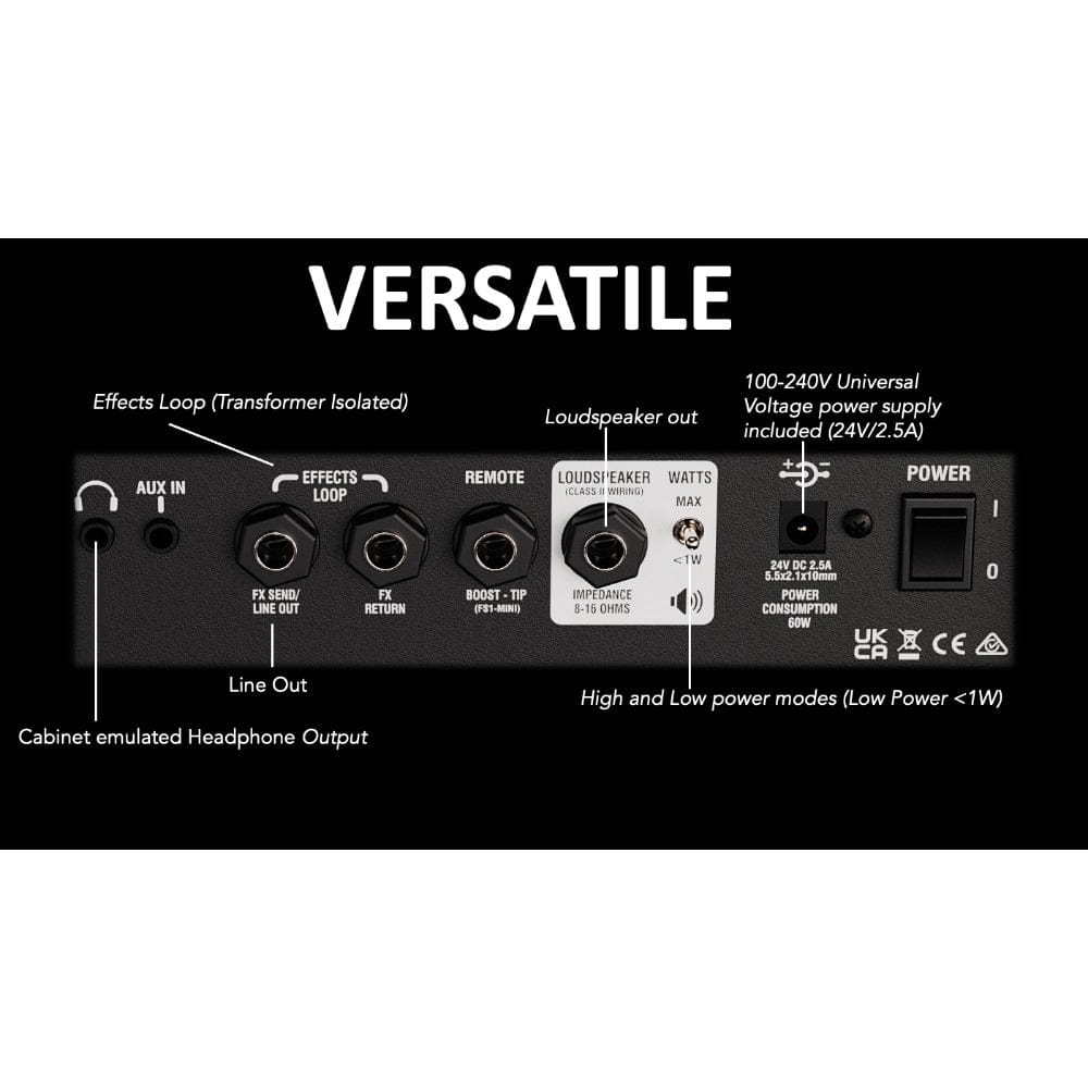 laney guitar amplifiers laney irf-leadtop 60w guitar amplifier head