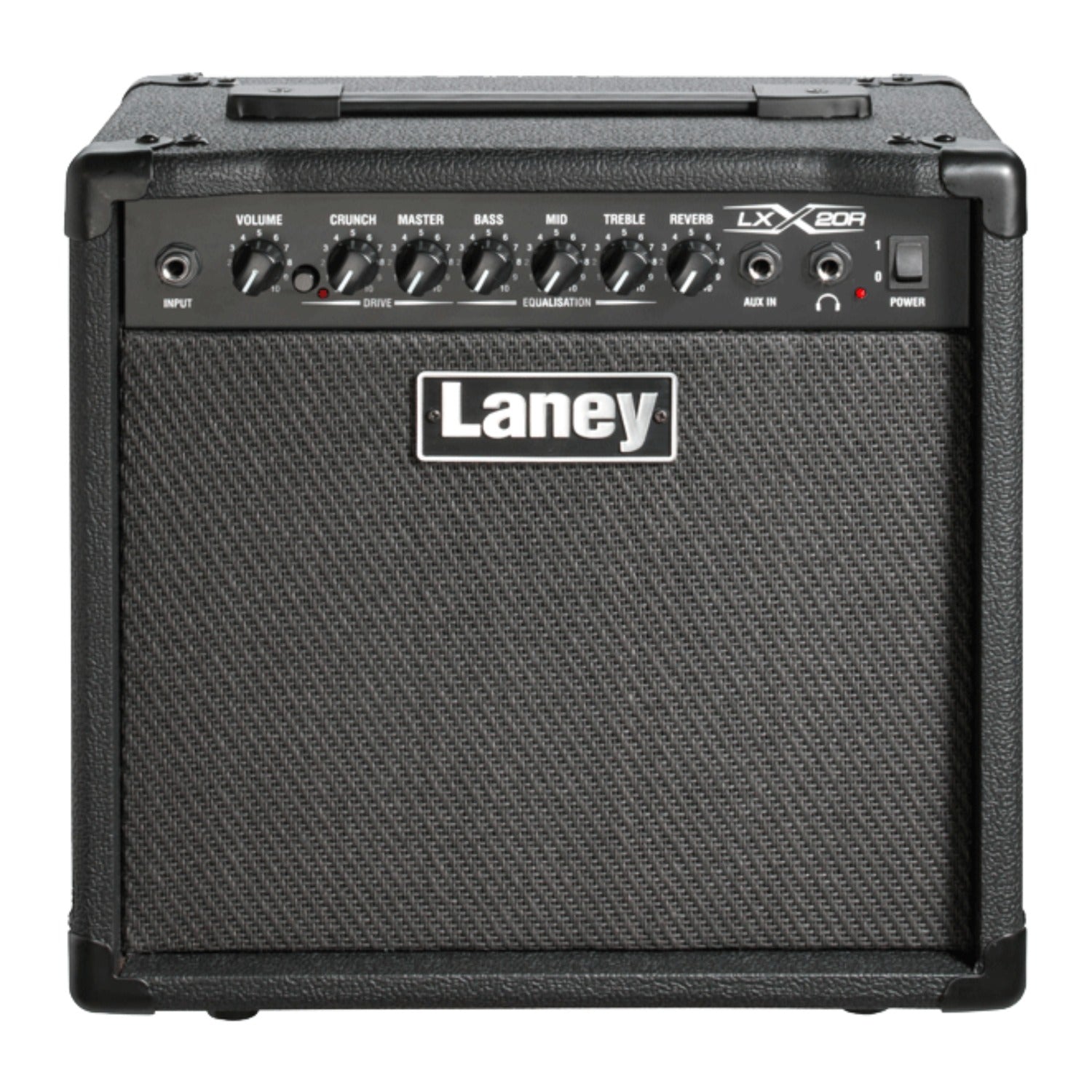 Laney Guitar Combo Amplifiers Black Laney LX20R Guitar Amplifer with Reverb 