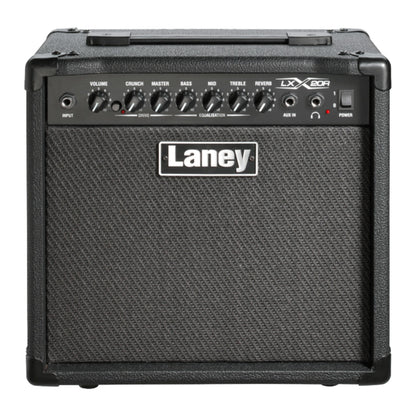Laney Guitar Combo Amplifiers Black Laney LX20R Guitar Amplifer with Reverb 