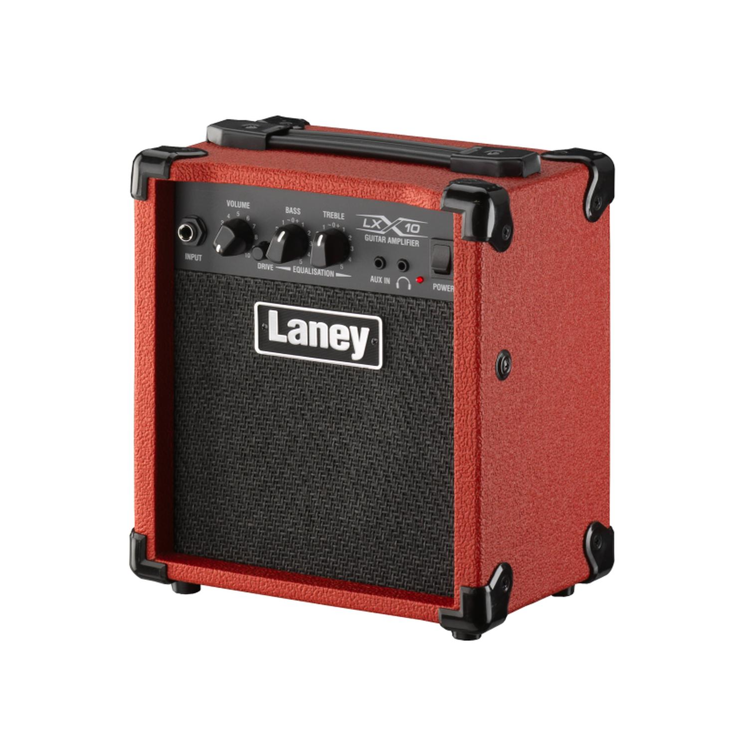 Laney Guitar Combo Amplifiers Laney LX10 10W Combo Guitar Amplifier - Red