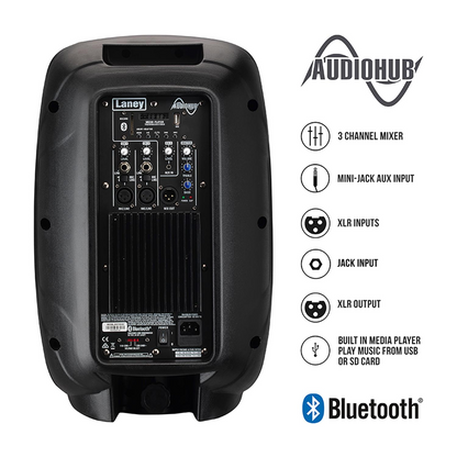 Laney Live Sound Processors Laney AH110 G2 400W Active Audio Hub Venue Portable Loudspeaker